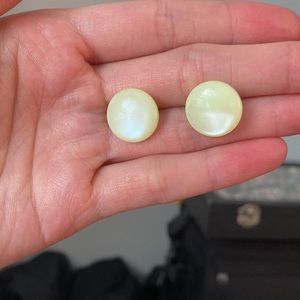 Vintage Cream Earrings